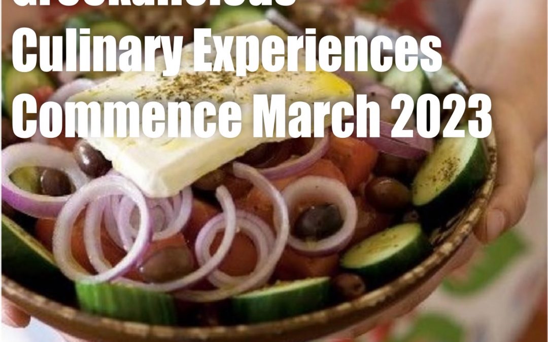 Greekalicious Culinary Experiences launch March 2023