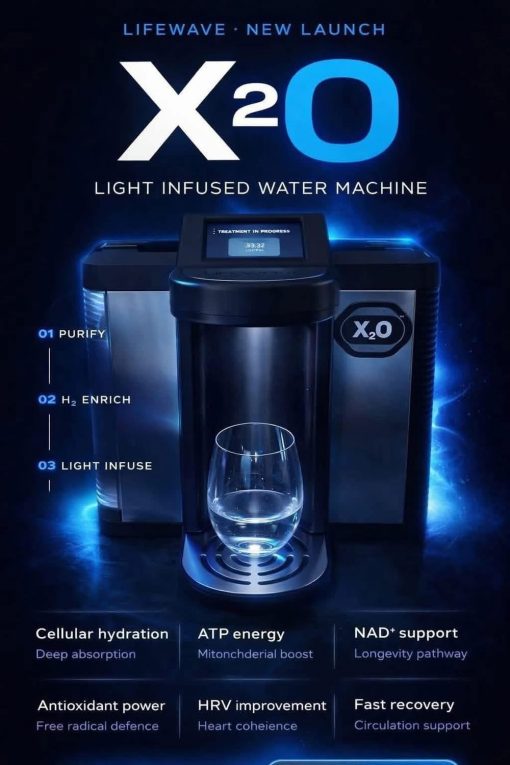 Lifewave X39 Wearable Light Technology, X20 Water Technology