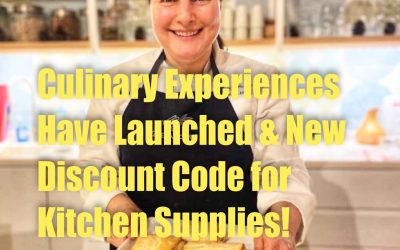 Culinary Experiences Have Launched & New Discount Code for Kitchen Supplies!