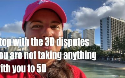 Stop with the 3D disputes. You are not taking anything with you to 5D.