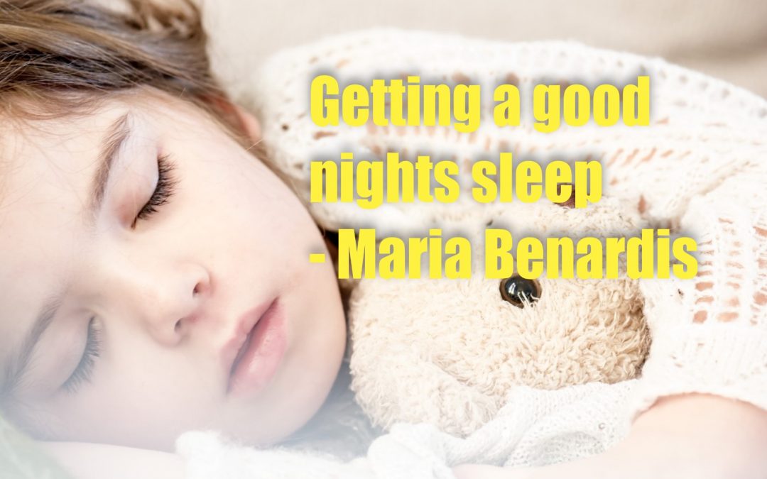 Getting a good night’s sleep – Maria Benardis