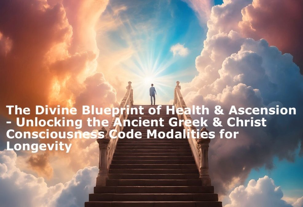 Enrollments Open! – The Divine Blueprint of Health & Ascension – Unlocking the Ancient Greek & Christ Consciousness Code Modalities for Longevity