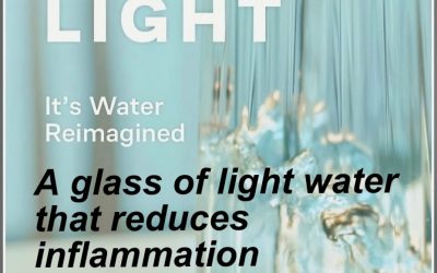 A Glass of Light Water that begins to reduce inflammation within 60 seconds!